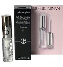 GIORGIO ARMANI PRISMA GLASS 01 CLEAR SHINE BŁYSZCZYK DO UST 1ML