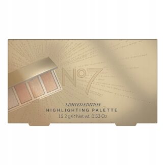 No 7 Highlighting Palette Paleta 4 Rozswietlaczy