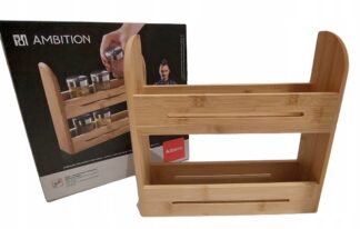 BAMBUSOWY STOJAK ORGANIZER NA PRZYPRAWY