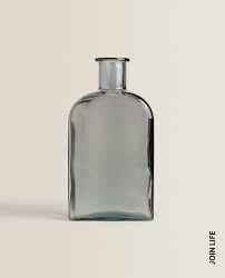 Zara Home Ozdobna Szklana Butelka Wazon
