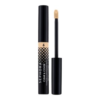 Sephora Clear & Correct Korektor z aplikatorem kryjący 6 Light Beige